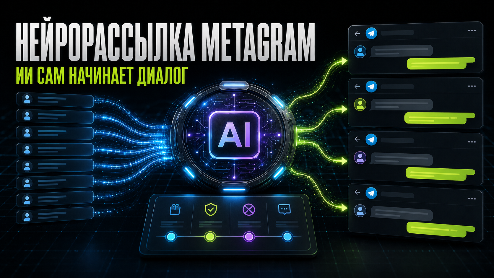 Нейрорассылка Metagram: ИИ-диалоги в Telegram